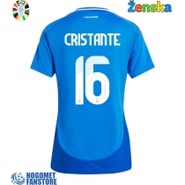 Italija Bryan Cristante #16 Domaci Dres za Ženska EP 2024 Kratak Rukav